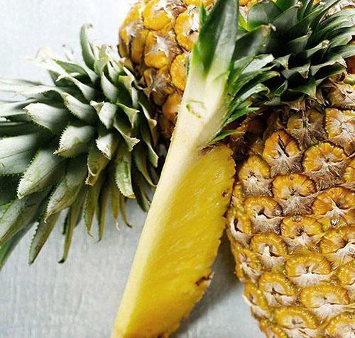 Duftende saftig ananas