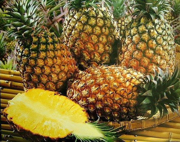 saftige søte ananas