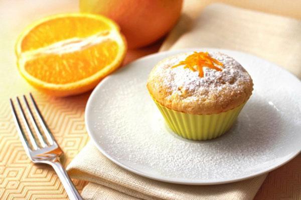 duftende oransje muffins