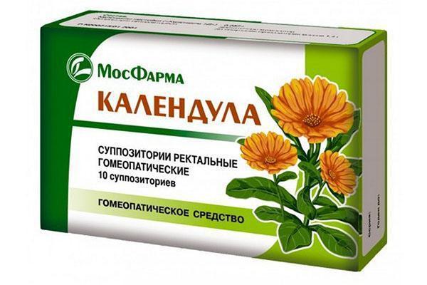 środek homeopatyczny - świece nagietkowe