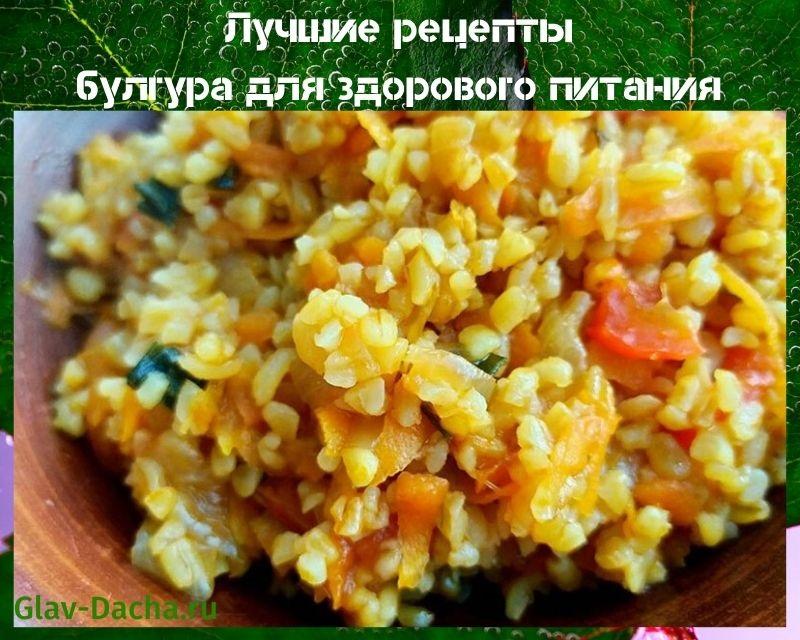 bulgur recepty