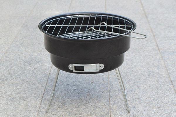 mini grill klar til bruk