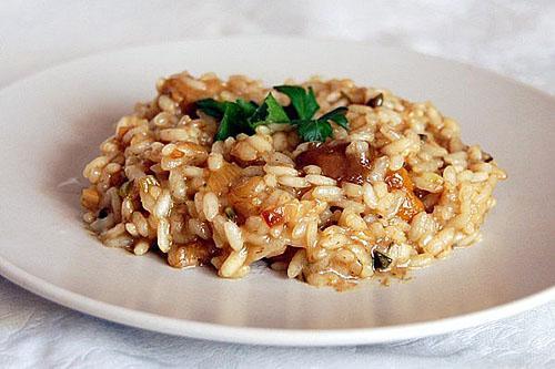 risotto według standardowej receptury