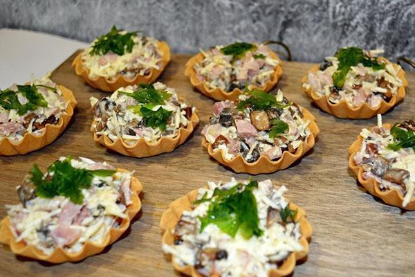 předkrm v tartlets